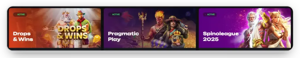 Casino Amon Bet Tournaments - banners